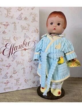 Effanbee Patsy "Ducky & Me" Doll 12" w/Wood Doll Stand 75th Anniversary